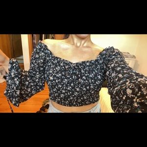Missguided Milkmaid Crop Top